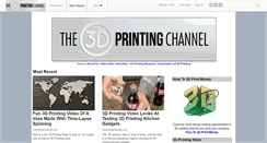 Desktop Screenshot of 3dprintingchannel.com